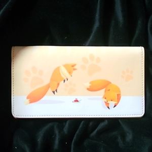 Never used fix wallet/check book holder